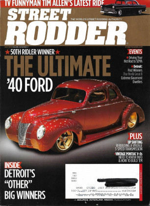 STREET RODDER 2013 JULY - VINTAGE 3 SP TRANNY REBUILD,BUILD A PONTIAC V-8